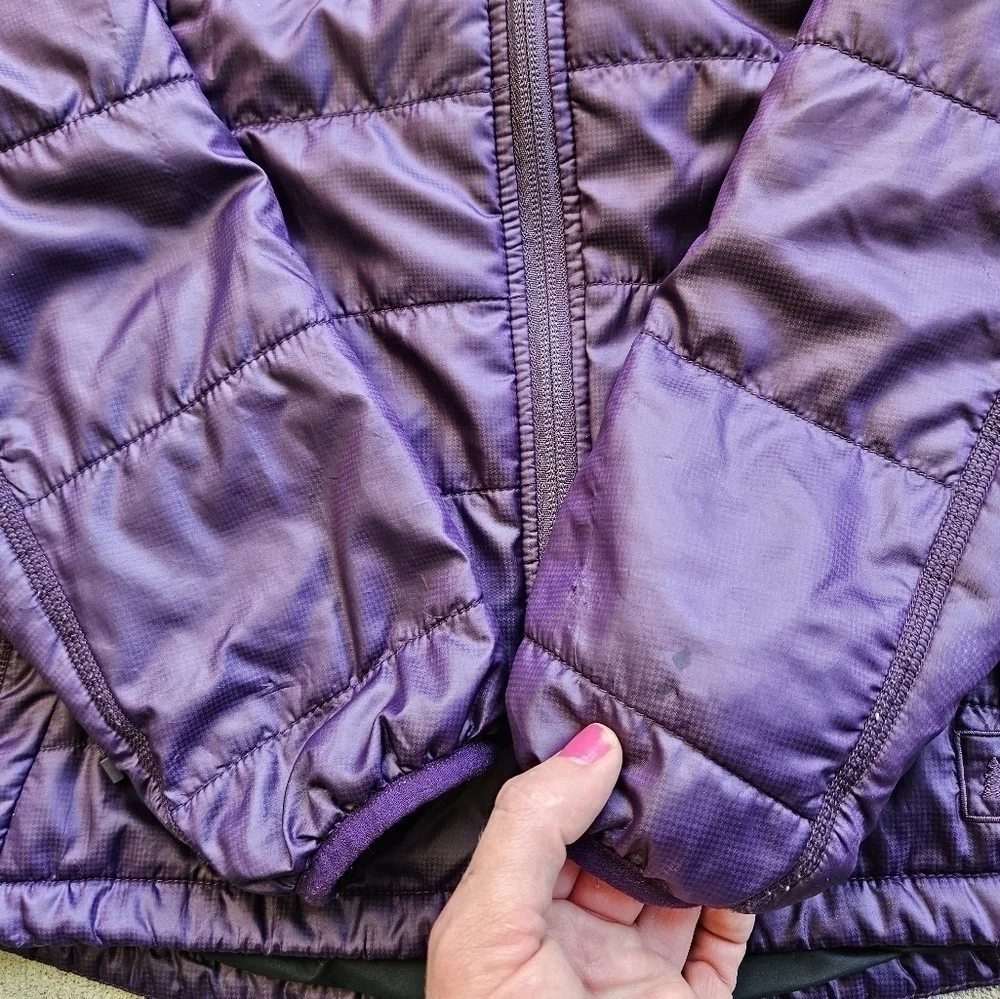 REI Revelcloud Purple Quilted Zip Jacket Packable Winter Puffer Coat Womens XS